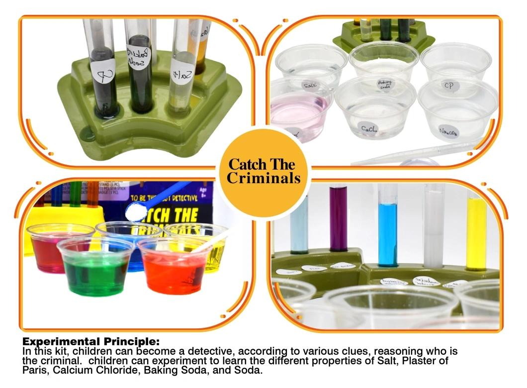 Crimenal Catch Science Kits for Schools Kitchen Toys for Kids