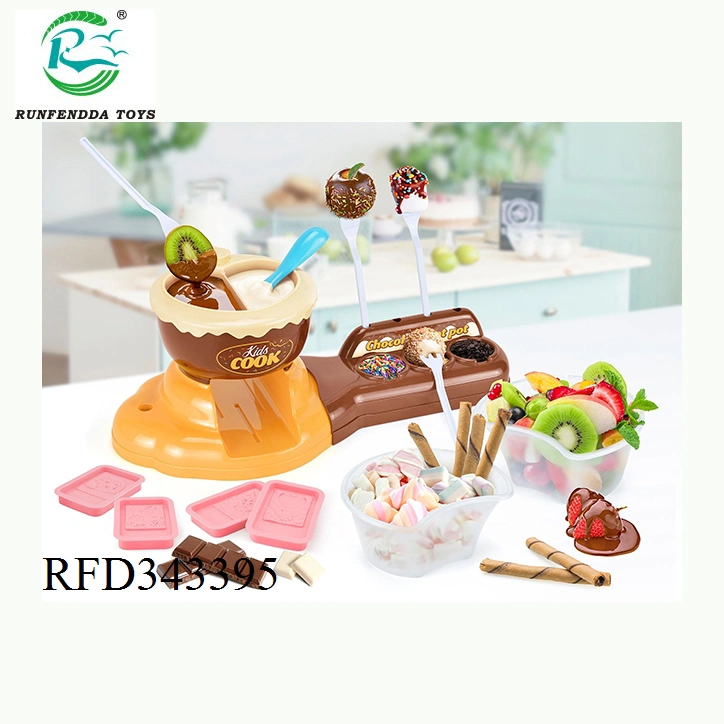 New-Products Kids Pretend Play Kitchen Toy DIY Chocolate Making Machine Toys for Kids