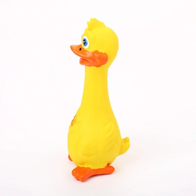High Quality Duck Shape Rubber Pet Toy Eco-Friendly Durable Dog Chew Toy