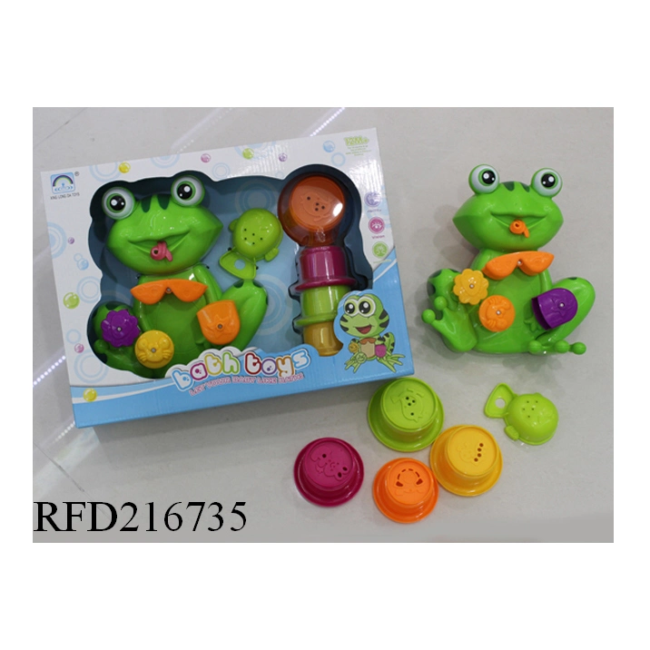 New Toys Summer Bath Toy Frog Kids Play Water Game Toys for Beach and Bathroom