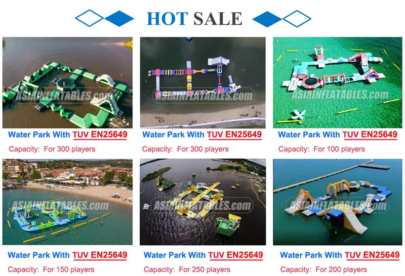 Inflatable Beach Toy Aqua Water Park Equipment with Swimming Pool