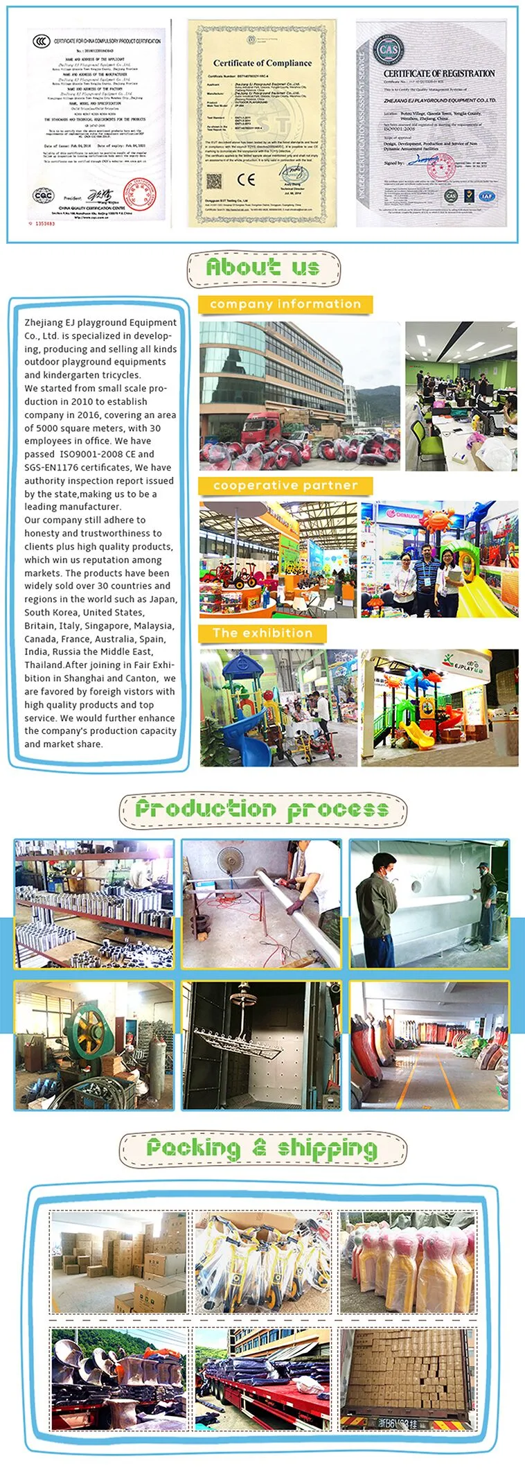 Special Design Outdoor Play Set for Kids Toys Equipments Play in Amusement Park