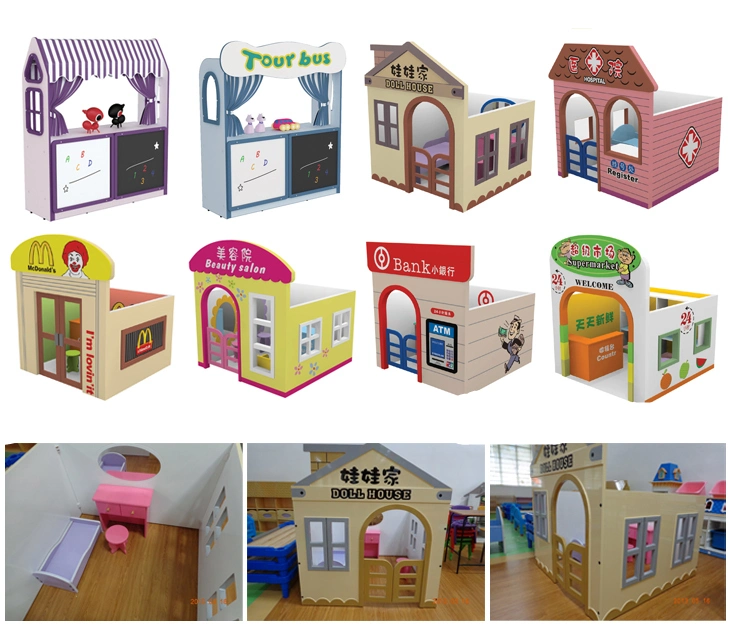 2017 Hot Quality Kids Plastic Toys Plastic House for Sale