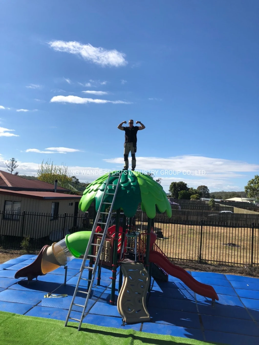 Children Toy Playground Slides Outdoor Climbing Rope Park Equipment