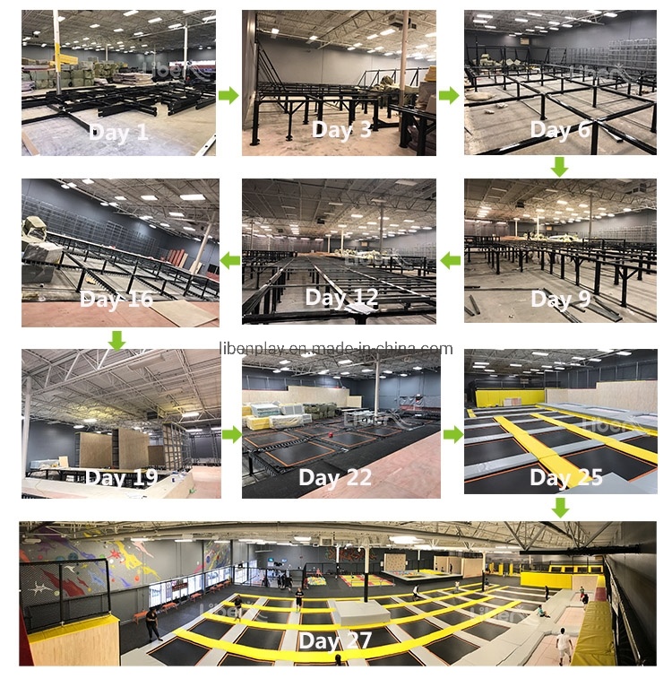 Large Indoor Gymnastic Trampoline Park Solutions