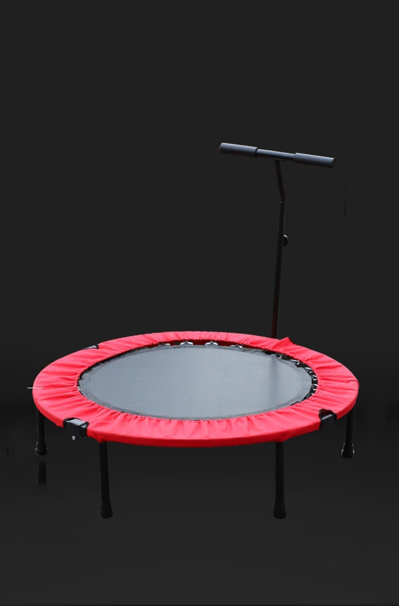 Portable Folding Trampoline with Handle Bar Safe Padded Frame Cover for Children Kids Adult Esg16230