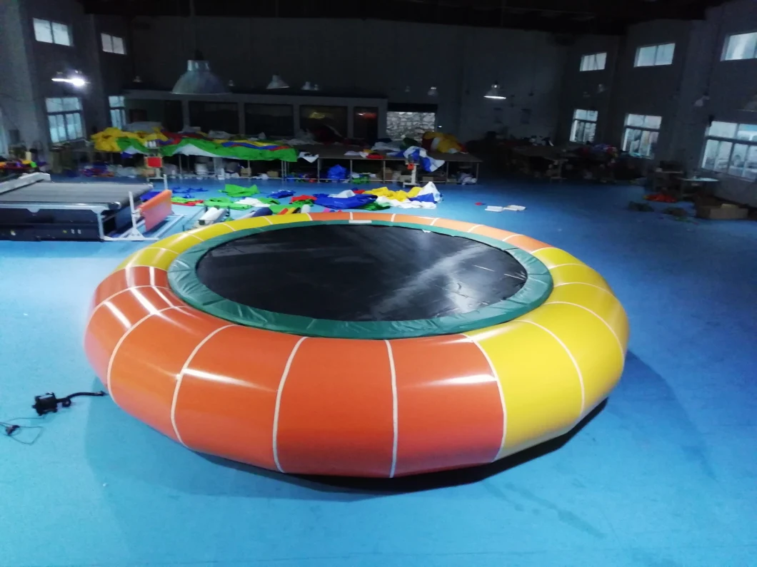 Outdoor Inflatable Water Trampoline Inflatable Floating Trampoline Customized Inflatable Water Toys for Lake