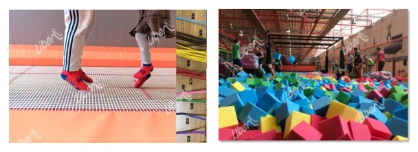 Indoor Trampoline Places and Indoor Playground for Amusement Park