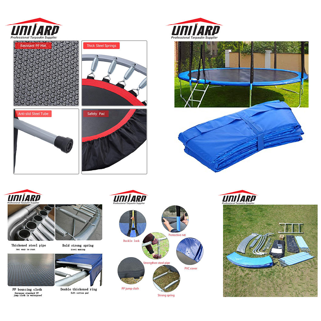 New Arrival Garden Playground Kids Trampoline with Safety Net 6FT-16FT