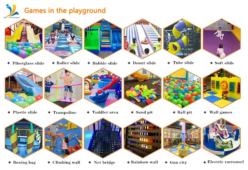 Indoor Playgrounds Directly From Manufacturers, Children Trampoline Park Equipmnet