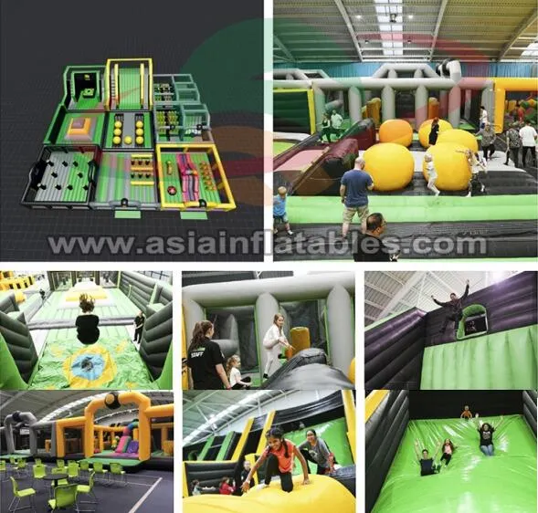 Inflatable Indoor Trampoline Park Indoor Inflatable Sports Park