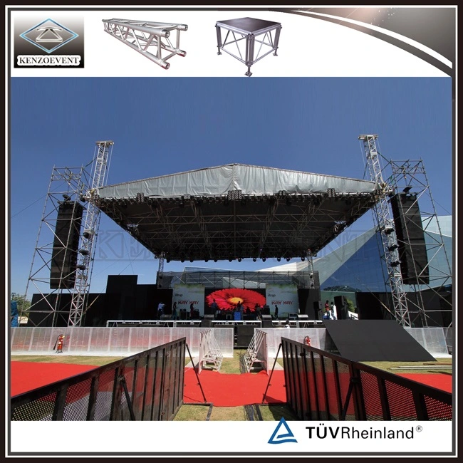 Curved Roof Truss Aluminum Arch Roof Truss Outdoor Concert Stage Roof Truss