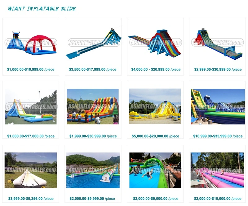 Fun Outdoor Playground Inflatable Theme Park Trampoline Park