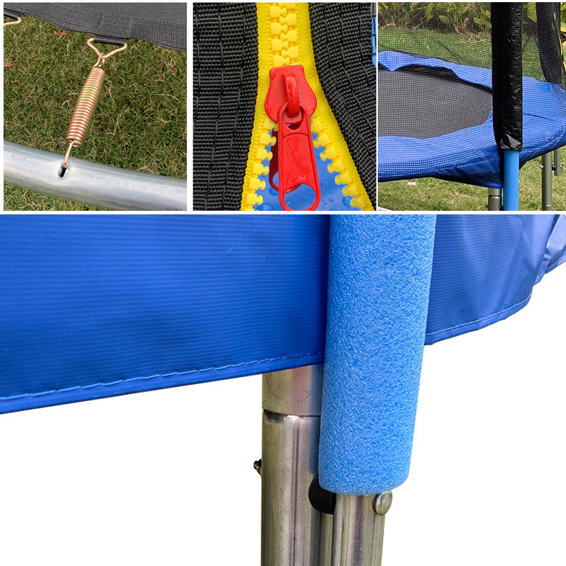 Child-Safe Outdoor Trampoline Toy for Kids 2 Years up with Safe Padded Cover Mesh Net Educational Learning Bungy Jumper Rebounder Gym Toy for Children Baby Boys