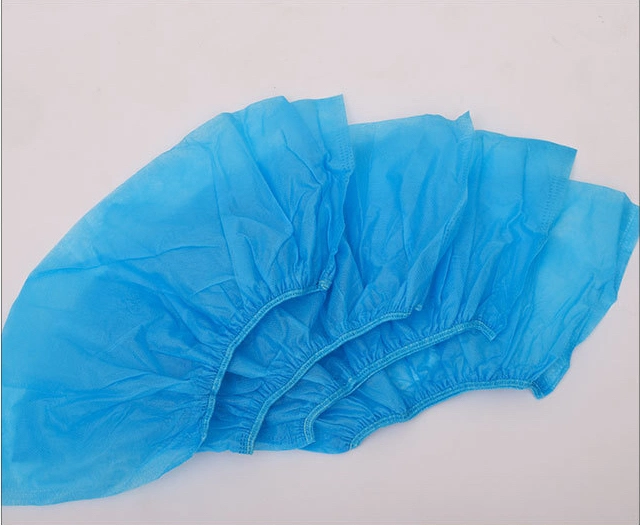 Lab Use Shoe Cover Disposable PP Nonwoven Shoe Cover Plastic PE/CPE Shoe Cover Clean Room Shoe Cover PE Coated Foot Cover Waterproof Anti Skid Shoe Cover