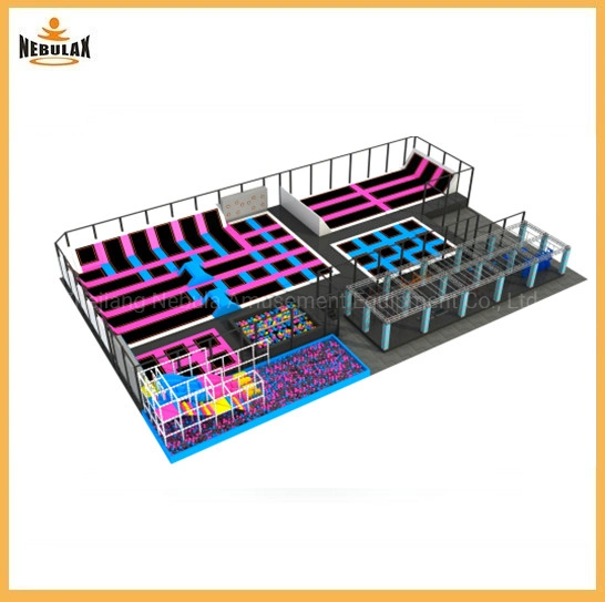 Adults Fun Park Commercial Trampoline Park Equipment for Indoor Playground