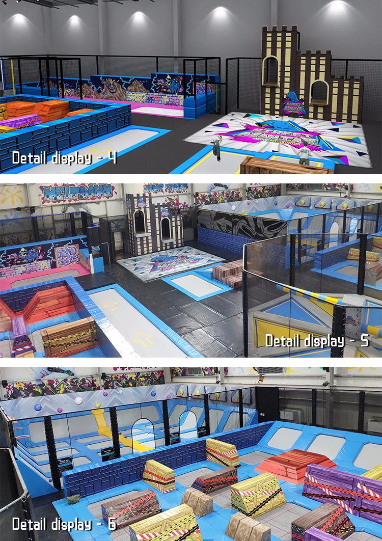 Cheer Amusement 1000sqm Indoor Sports Adults Fun Park Commercial Trampoline Park for Indoor Playground