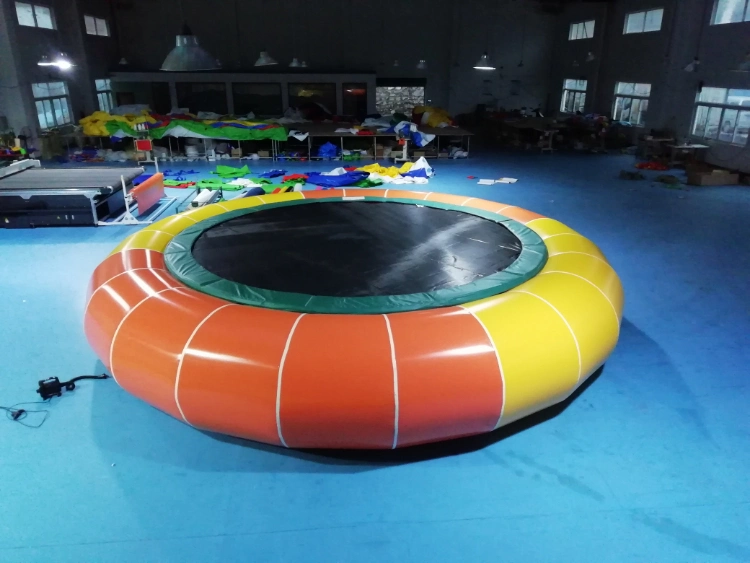 Cheap Inflatable Water Park Toys Inflatable Floating Trampoline Commercial Inflatable Trampoline Water Play Equipment for Sale