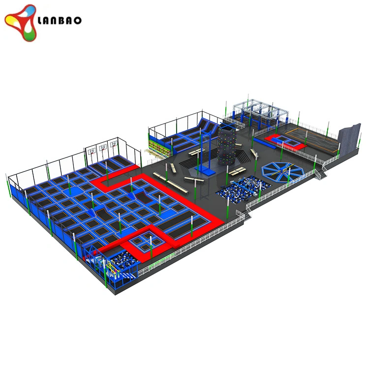 Indoor Sports Adults Fun Park Commercial Trampoline Park Equipment