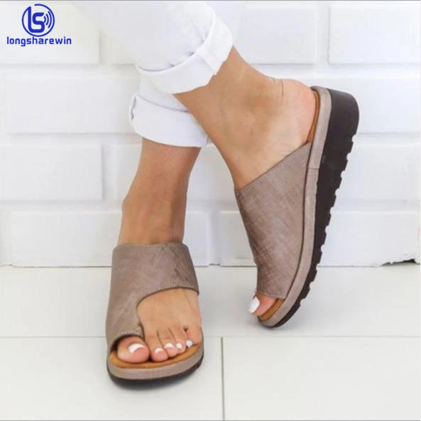 Summer New Large-Sized Thick-Bottom Toe Pull-out Half-Drag Women Sandal