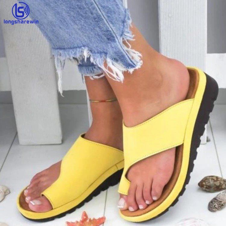 Summer New Large-Sized Thick-Bottom Toe Pull-out Half-Drag Women Sandal