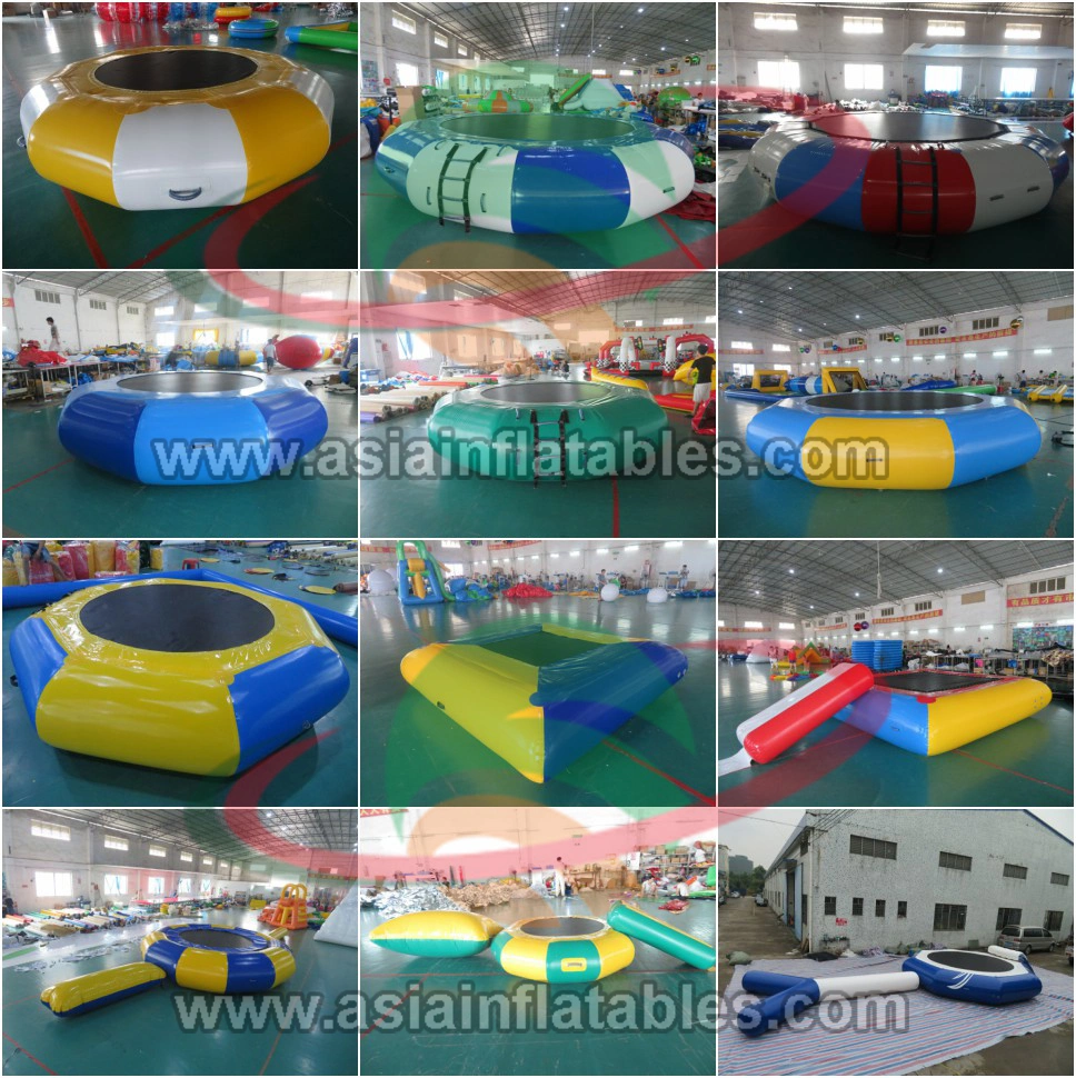 Cheap Inflatable Water Trampoline with Slide Inflatable Water Game