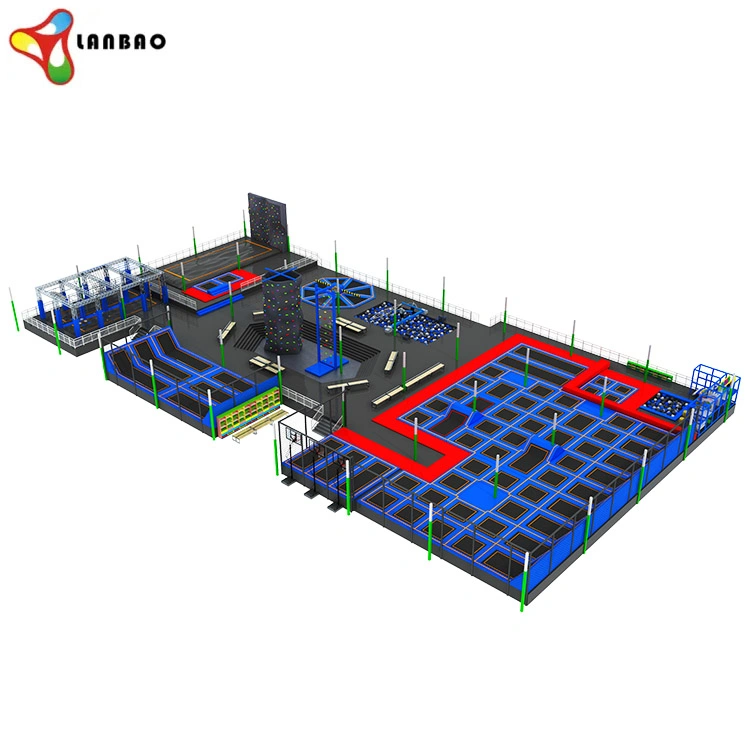 Indoor Sports Adults Fun Park Commercial Trampoline Park Equipment