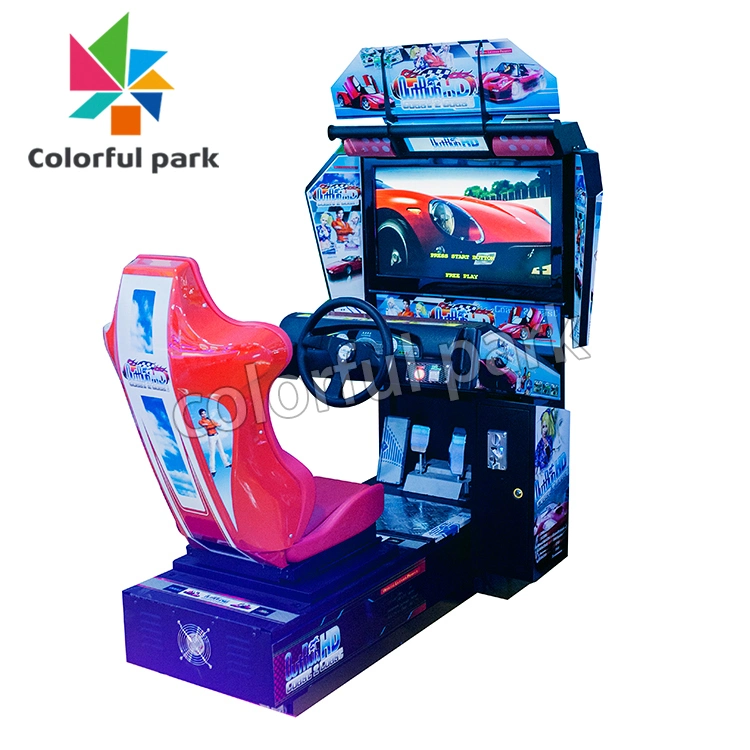 Colorful Park Car Game Machine Kids Rides Game Machine Amusement Park Game Video Game 2019