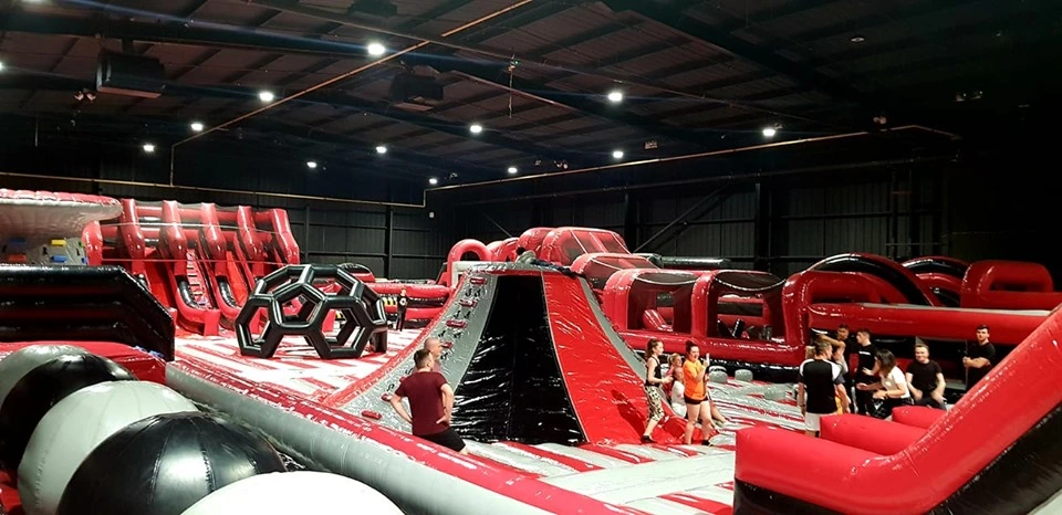 Giant Inflatable Trampoline Park Inflatable Indoor Obstacle Course Theme Park