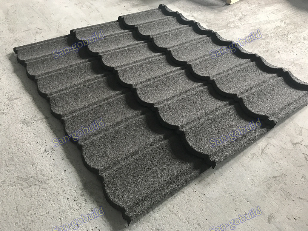 Eco-Friendly Synthetic Resin Roof Tile, Classic Metal Sheet Roof Tile Aluminium Steel Roof Tile