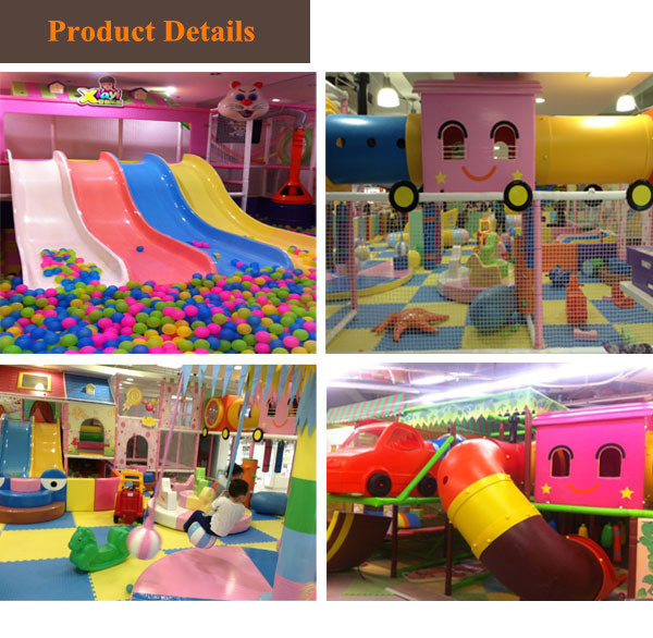 2020 New Soft Indoor Amusement Park with Small Trampoline Park for Children