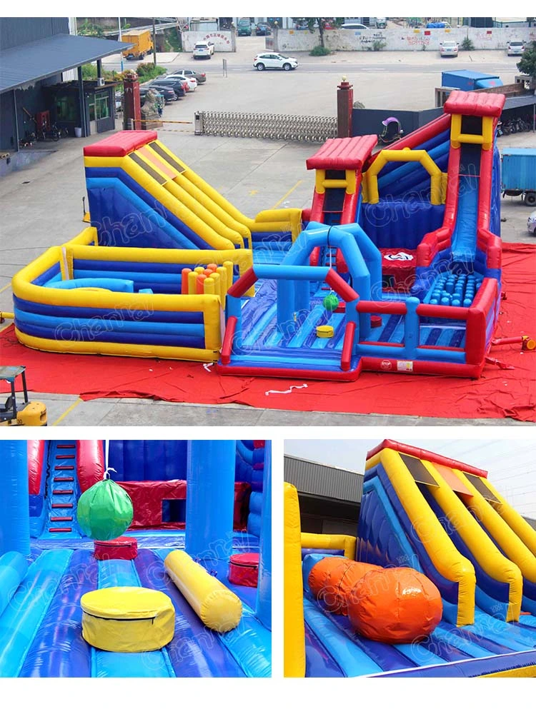 Fun Outdoor Children Trampoline Park Giant Inflatable Playground