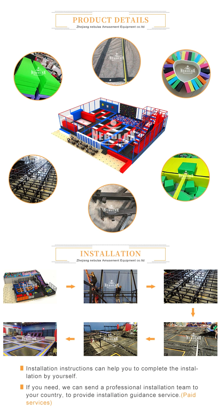 High Quality Indoor Trampoline Park Spider Man Wall Playground Equipment for Sale