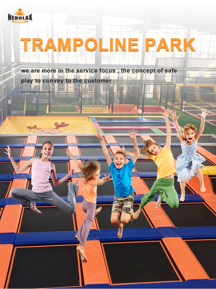 Adults Fun Park Commercial Trampoline Park Equipment for Indoor Playground