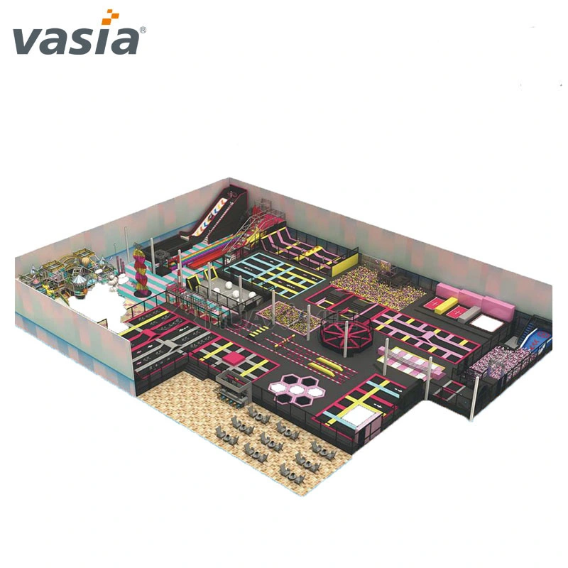 Vasia New Design Safety Nets Indoor Professional Commercial Trampoline Park
