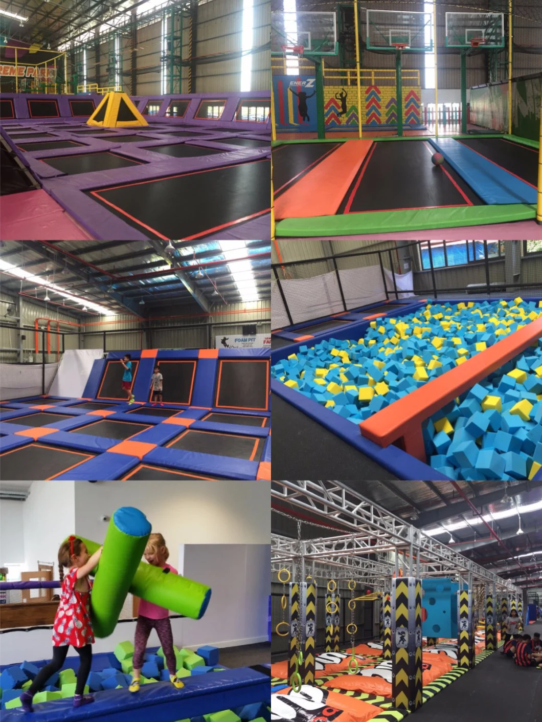 Adult Jumping Castle Indoor Trampoline Park for Fun