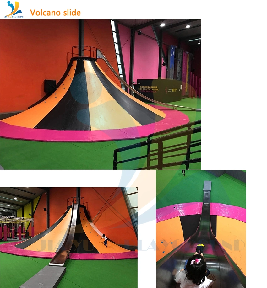 Super Trampoline Park with Ninja Warrior for Family Entertainment Center