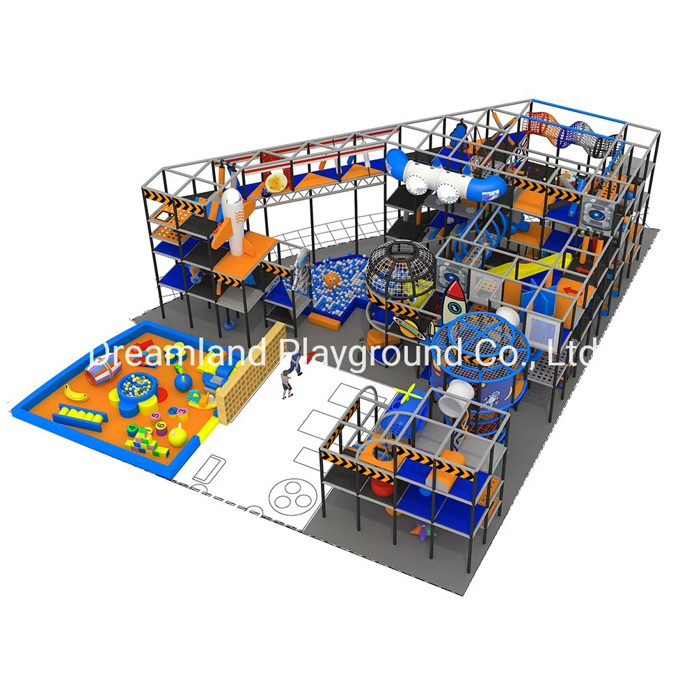 New Model Spider Tower Tube Slide Soft Play Equipment Area Indoor Playground 100 Sqm