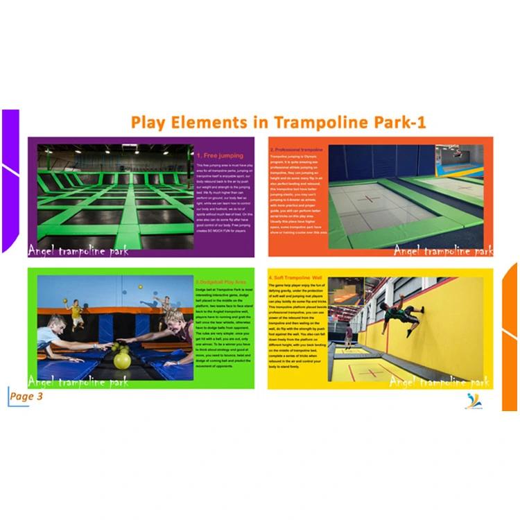 Generation3.0 Playground Equipment, Best Business Plan Trampoline Park for Sale