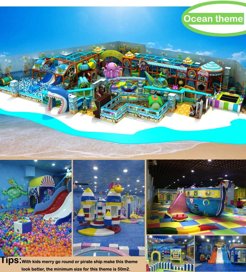 Rainbow Theme Gym for Sale Indoor Playground Children Small Trampoline Park