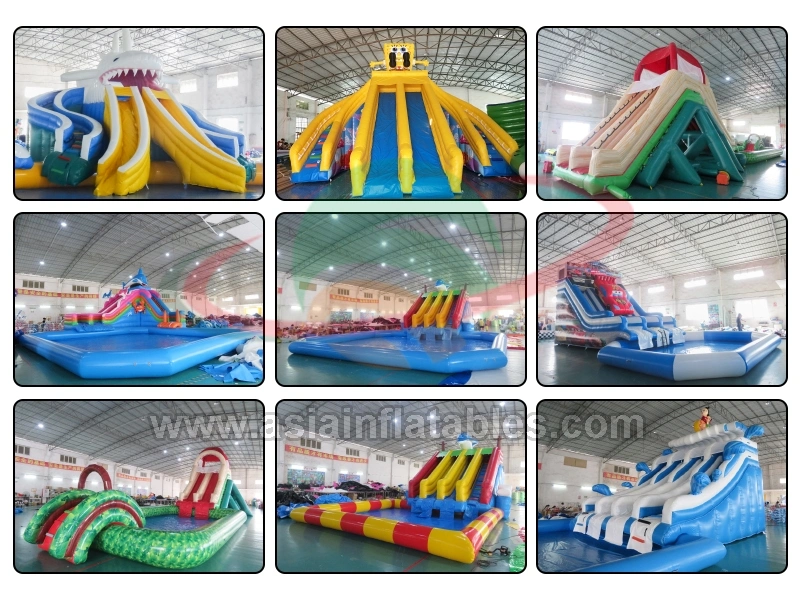 Giant Snake Inflatable Trampoline Playground with Slide