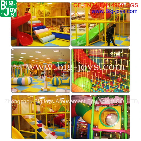 Kids Indoor Playground Trampoline with Ball Pit for Sale