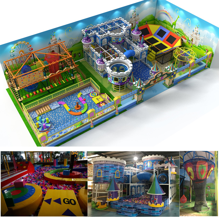 Big Trampoline Park Soft Play Indoor Playground (HD-16SH02)