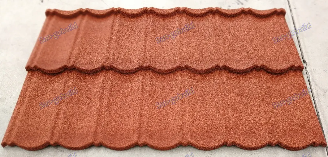 Eco-Friendly Synthetic Resin Roof Tile, Classic Metal Sheet Roof Tile Aluminium Steel Roof Tile