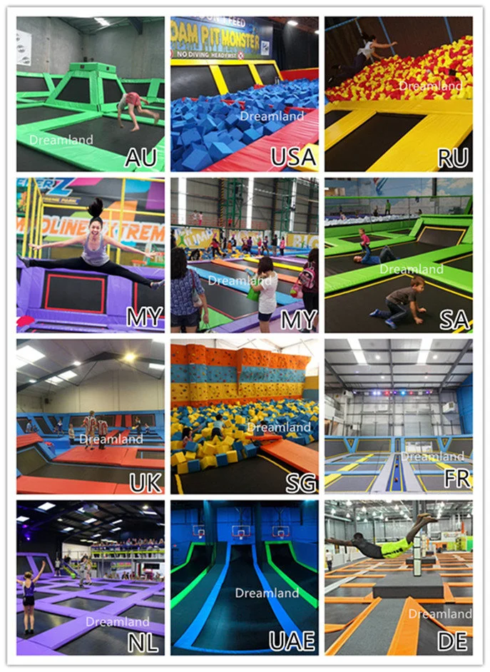 Commercial Large Funny Indoor Trampoline Park for Kids and Adults