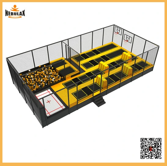 Small Commercial Trampoline Park for Kids and Adults Jump Trampoline