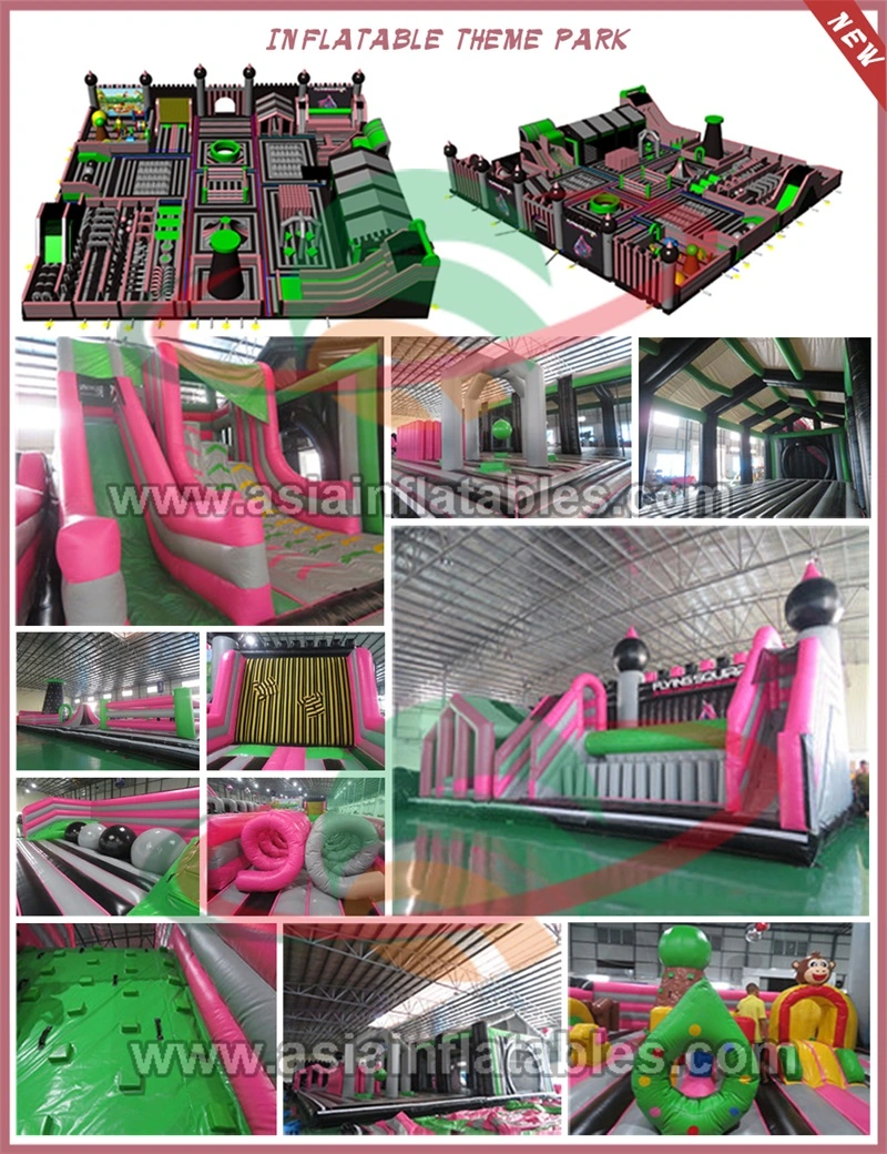 Giant Snake Inflatable Trampoline Playground with Slide