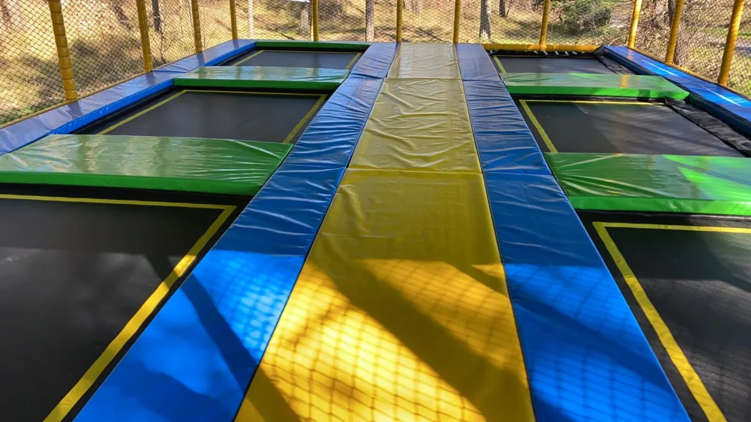 Outdoor Trampoline with Cover for Children's Entertainment