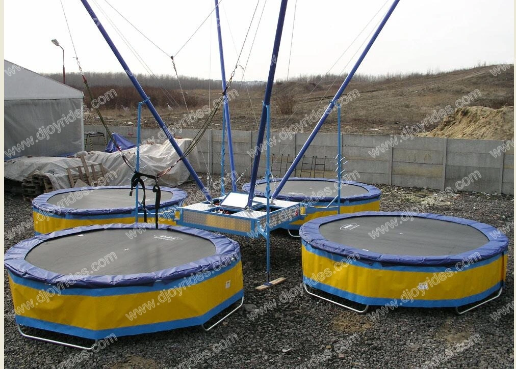 Factory Price Direct Bungee Trampoline, 4 Person Bungee Trampoline Hot on Sale