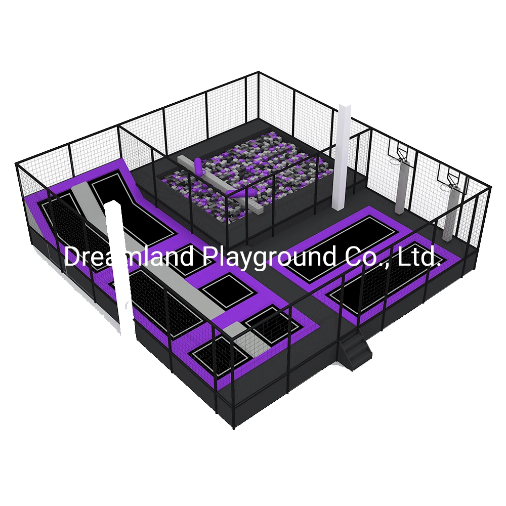 Colorful Customized Dubai Trampoline Park Trampoline for Safe